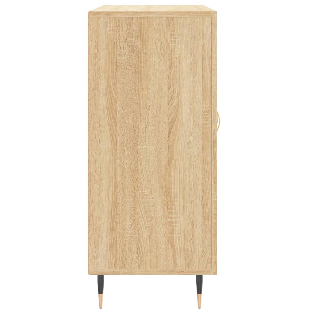 vidaXL Szafka, dąb sonoma, 90x34x80 cm, materiał drewnopochodny