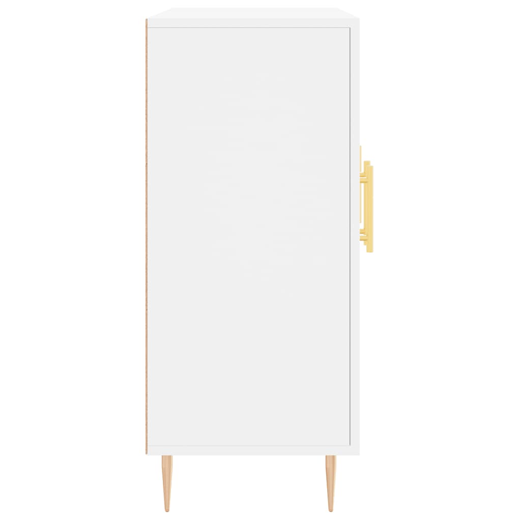 vidaXL Szafka, biała, 90x34x80 cm, materiał drewnopochodny