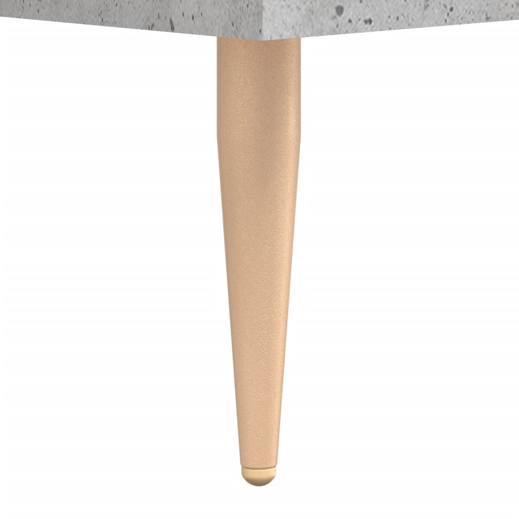vidaXL Szafka, szarość betonu, 90x34x80 cm, materiał drewnopochodny