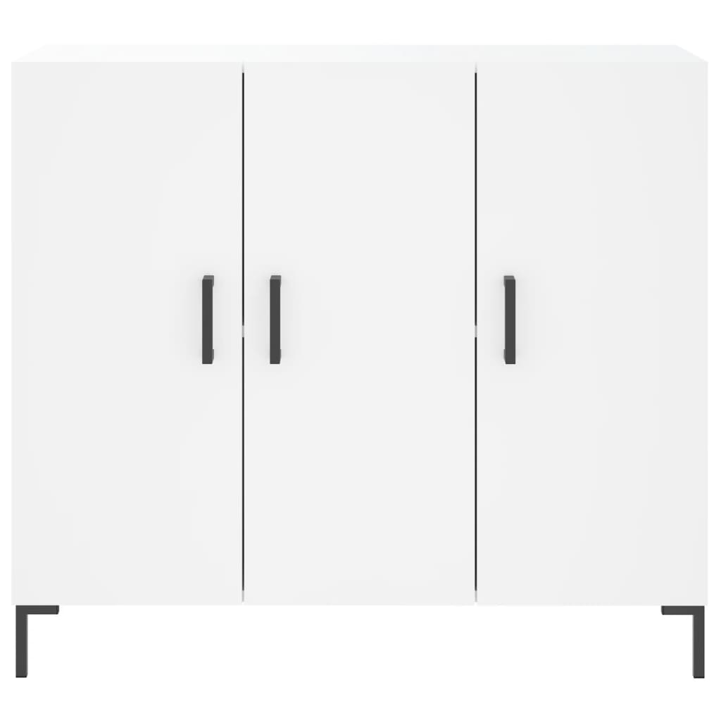vidaXL Szafka, biała, 90x34x80 cm, materiał drewnopochodny