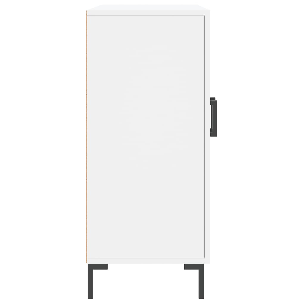 vidaXL Szafka, biała, 90x34x80 cm, materiał drewnopochodny
