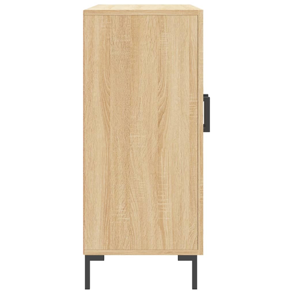 vidaXL Szafka, dąb sonoma, 90x34x80 cm, materiał drewnopochodny