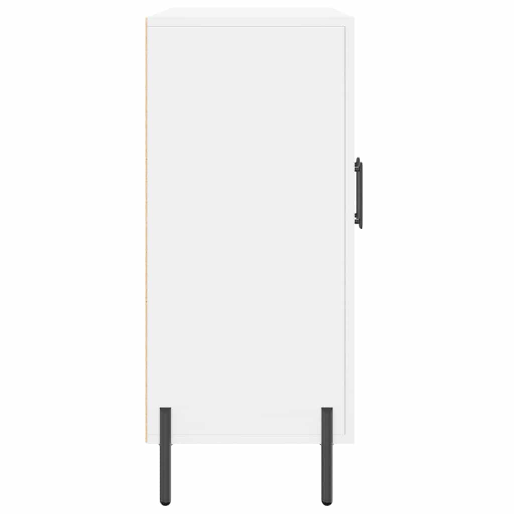 vidaXL Szafka, biała, 90x34x80 cm, materiał drewnopochodny