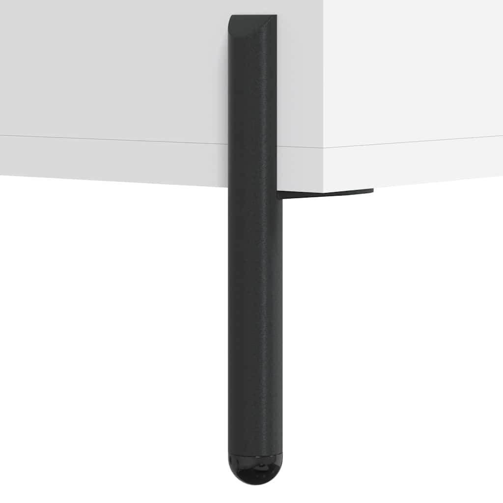 vidaXL Szafka, biała, 90x34x80 cm, materiał drewnopochodny