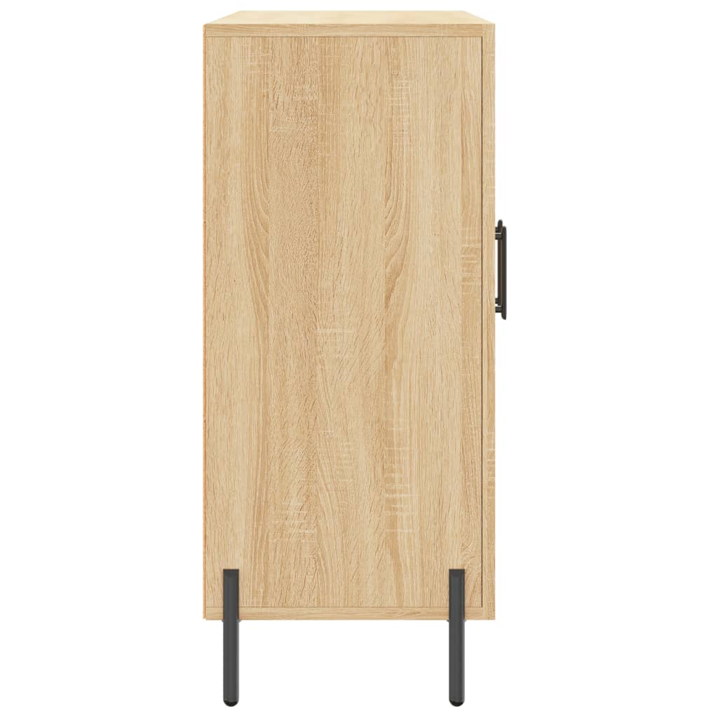 vidaXL Szafka, dąb sonoma, 90x34x80 cm, materiał drewnopochodny