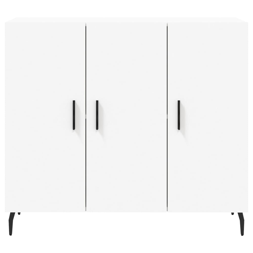 vidaXL Szafka, biała, 90x34x80 cm, materiał drewnopochodny