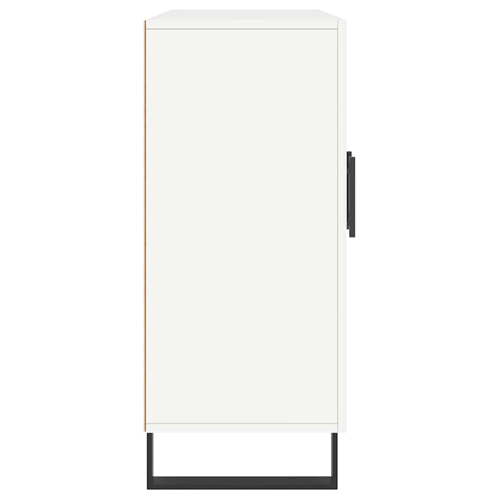 vidaXL Szafka, biała, 90x34x80 cm, materiał drewnopochodny