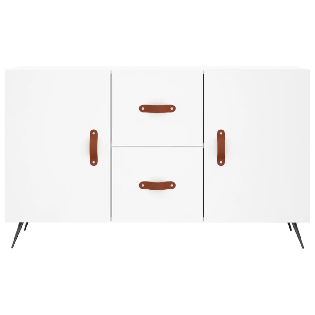 vidaXL Komoda, biała, 100x36x60 cm, materiał drewnopochodny
