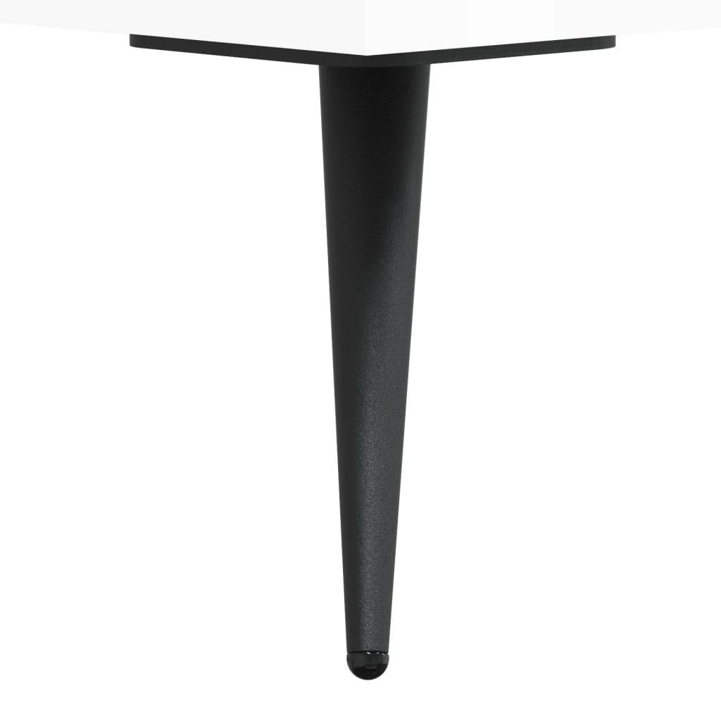 vidaXL Komoda, biała z połyskiem, 100x36x60 cm materiał drewnopochodny