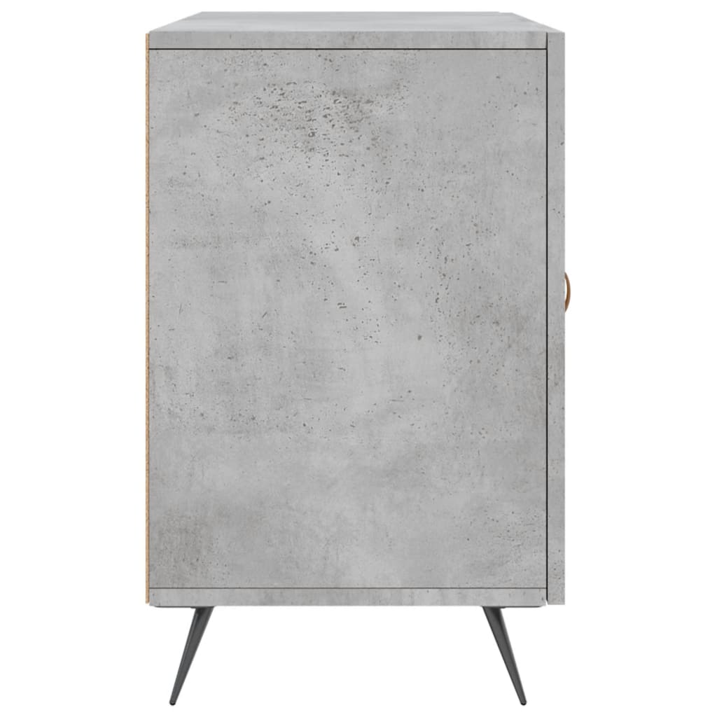 vidaXL Komoda, szarość betonu, 100x36x60 cm, materiał drewnopochodny