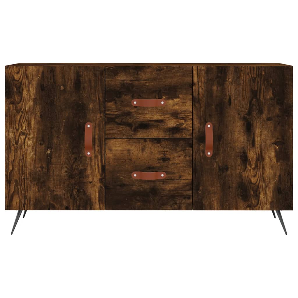 vidaXL Komoda, przydymiony dąb, 100x36x60 cm, materiał drewnopochodny