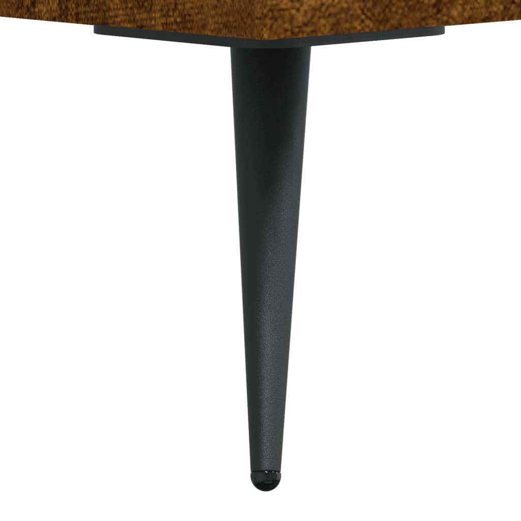 vidaXL Komoda, przydymiony dąb, 100x36x60 cm, materiał drewnopochodny