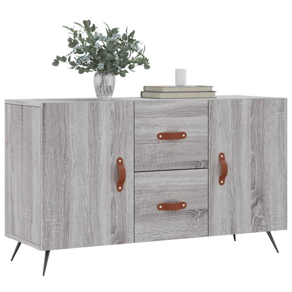 vidaXL Komoda, szary dąb sonoma, 100x36x60 cm, materiał drewnopochodny