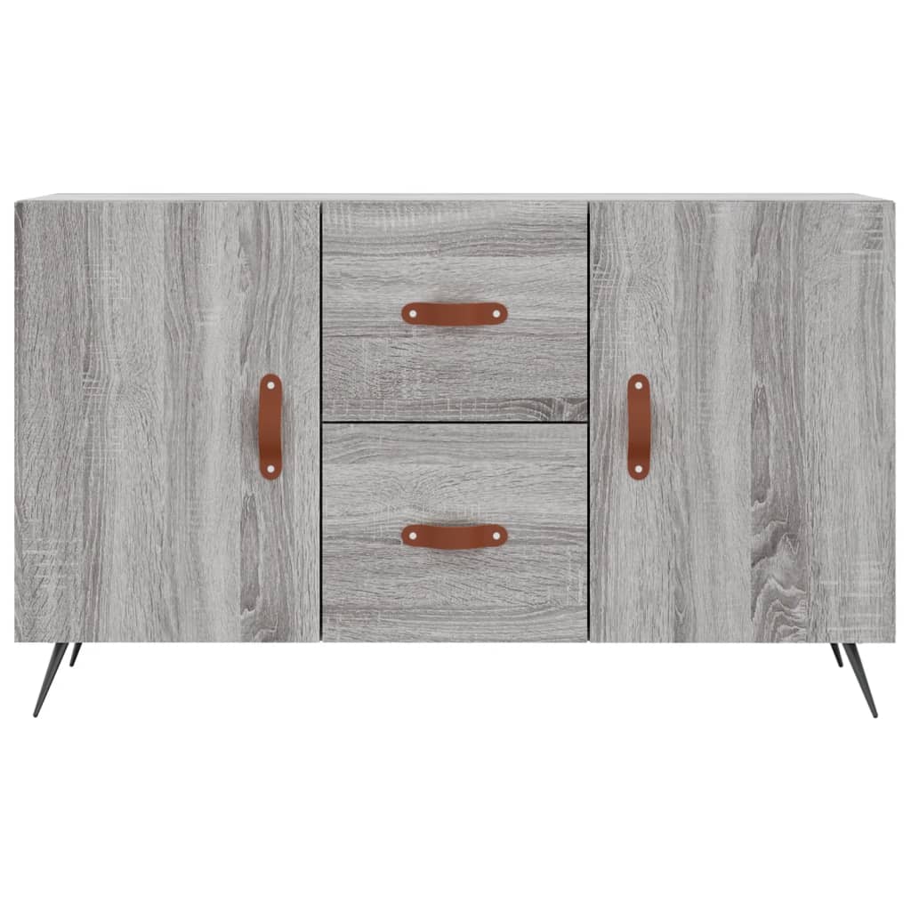 vidaXL Komoda, szary dąb sonoma, 100x36x60 cm, materiał drewnopochodny