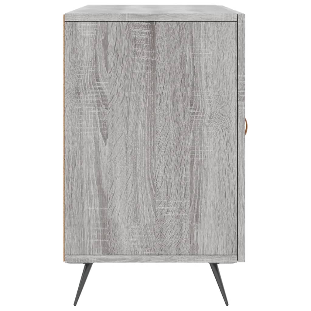 vidaXL Komoda, szary dąb sonoma, 100x36x60 cm, materiał drewnopochodny