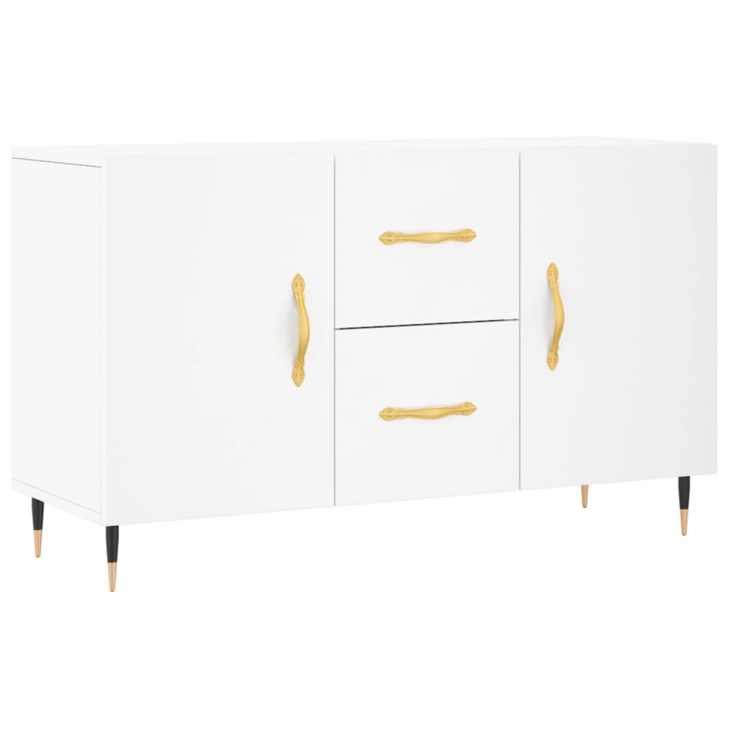 vidaXL Komoda, biała, 100x36x60 cm, materiał drewnopochodny