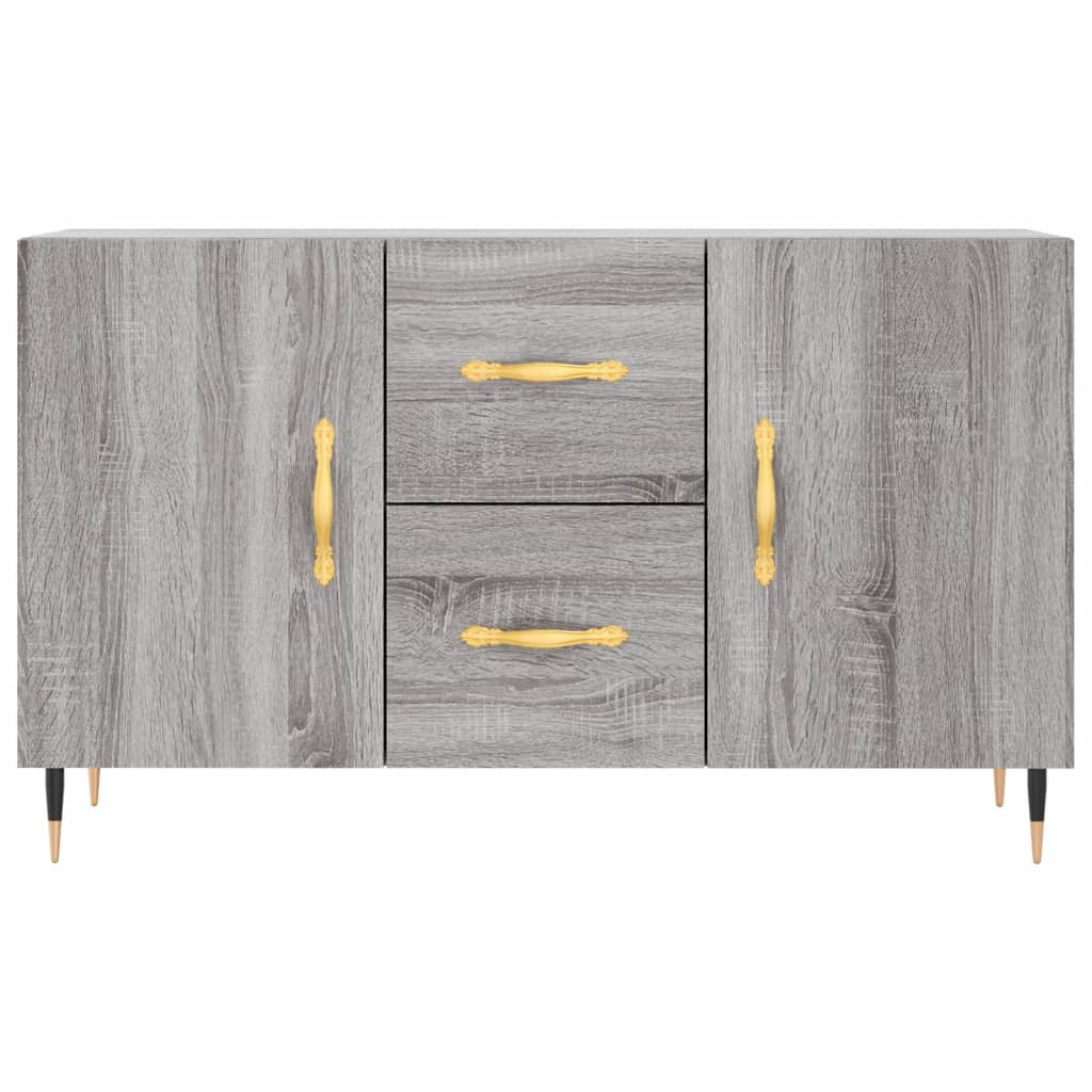 vidaXL Komoda, szary dąb sonoma, 100x36x60 cm, materiał drewnopochodny