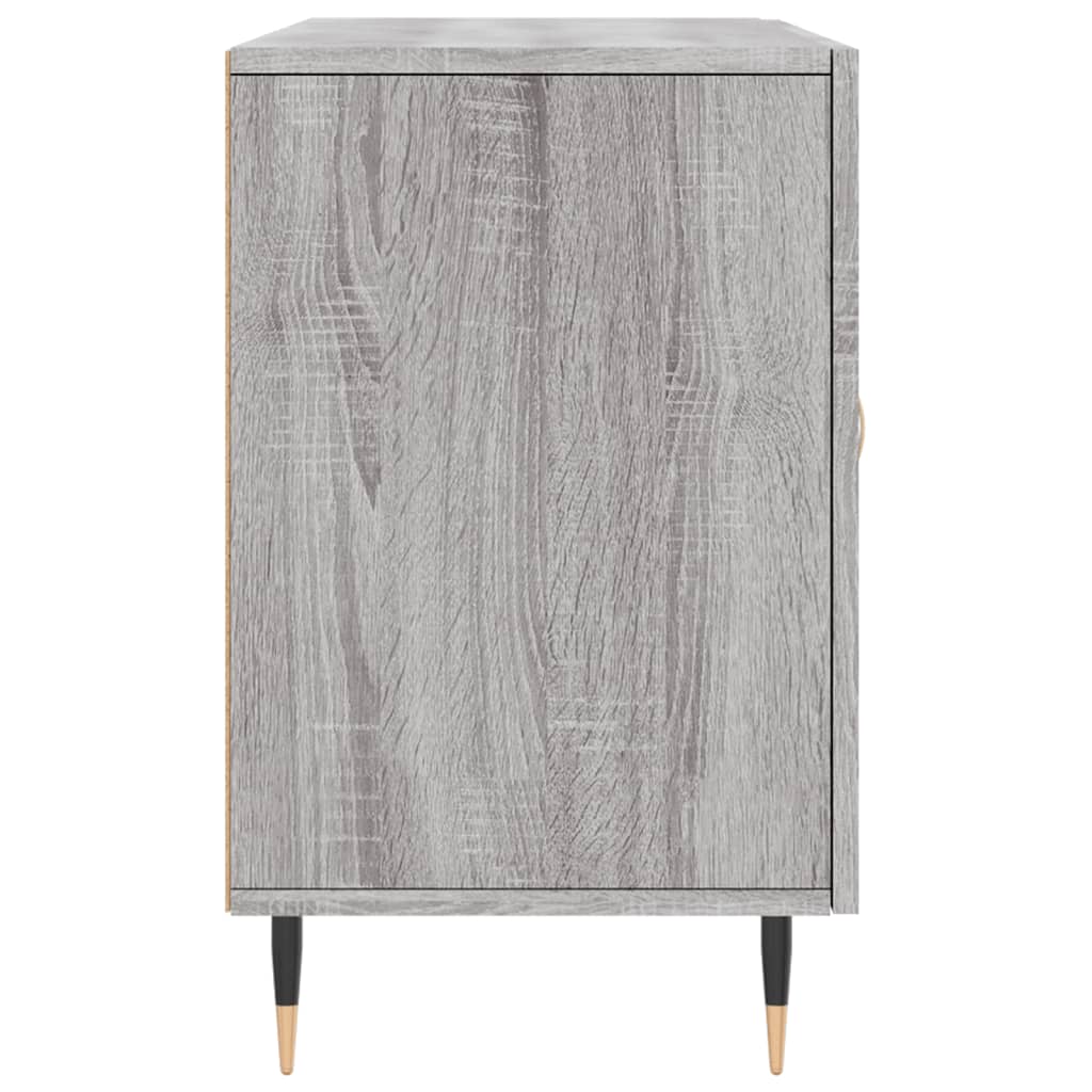 vidaXL Komoda, szary dąb sonoma, 100x36x60 cm, materiał drewnopochodny