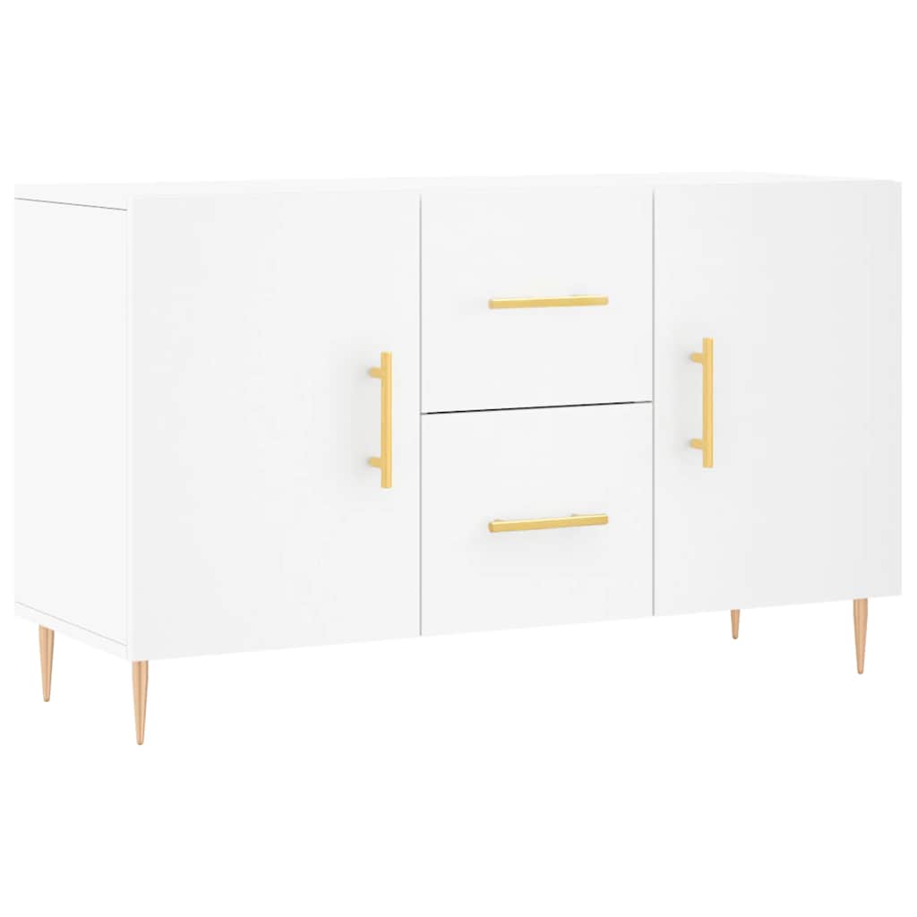 vidaXL Komoda, biała, 100x36x60 cm, materiał drewnopochodny