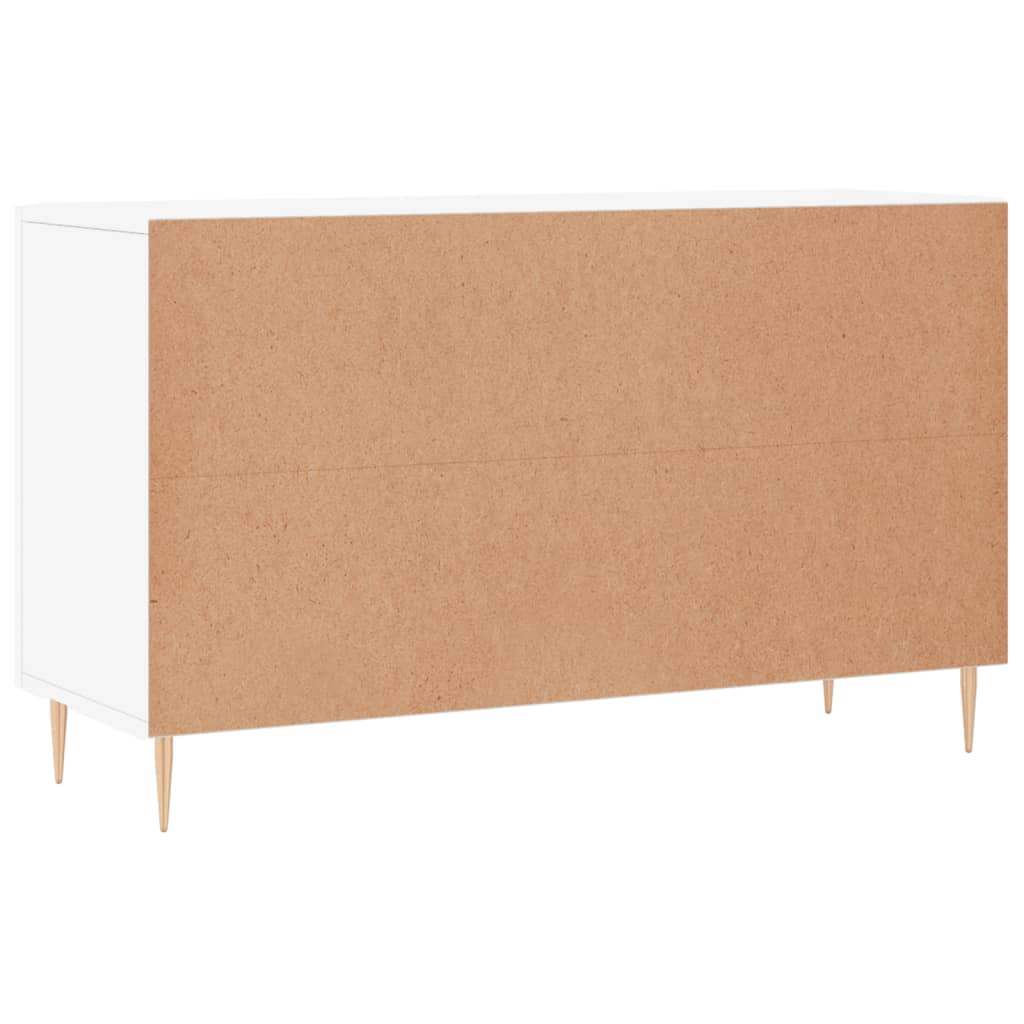 vidaXL Komoda, biała, 100x36x60 cm, materiał drewnopochodny
