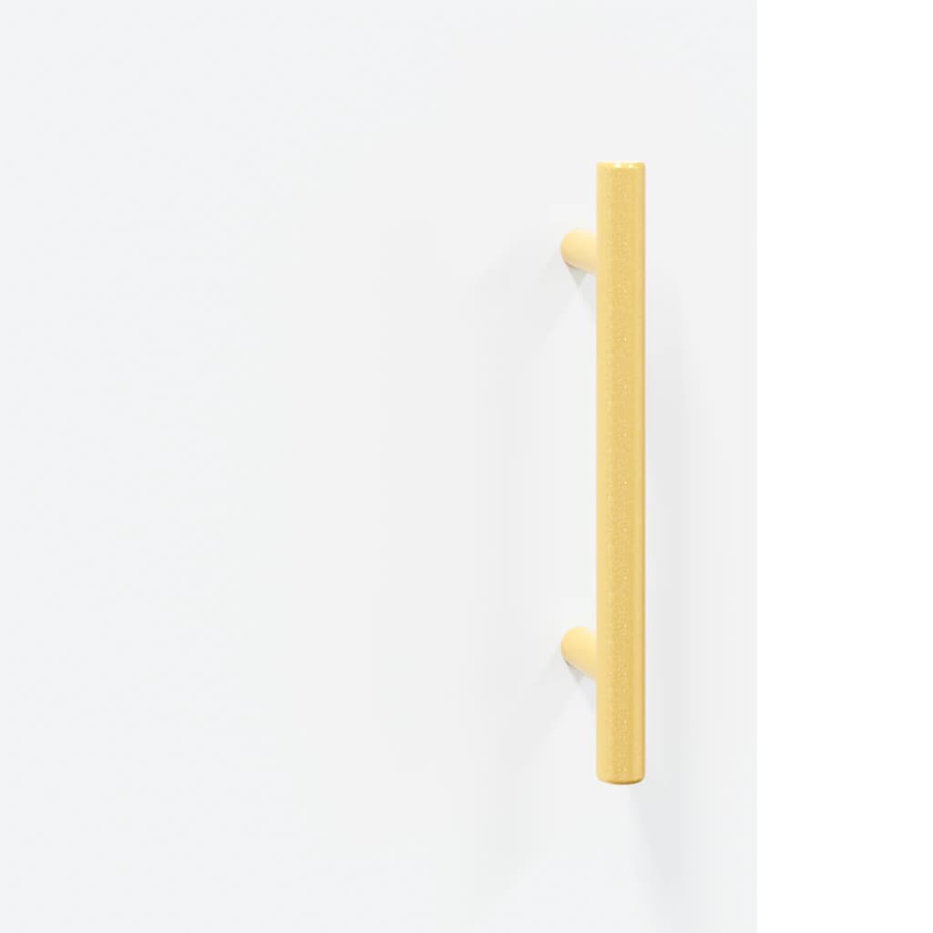 vidaXL Komoda, biała, 100x36x60 cm, materiał drewnopochodny