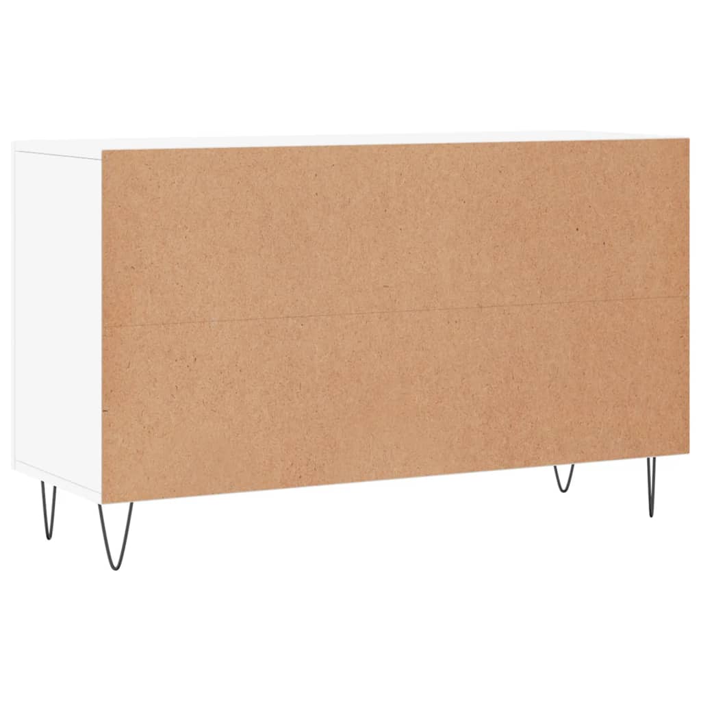 vidaXL Komoda, biała, 100x36x60 cm, materiał drewnopochodny