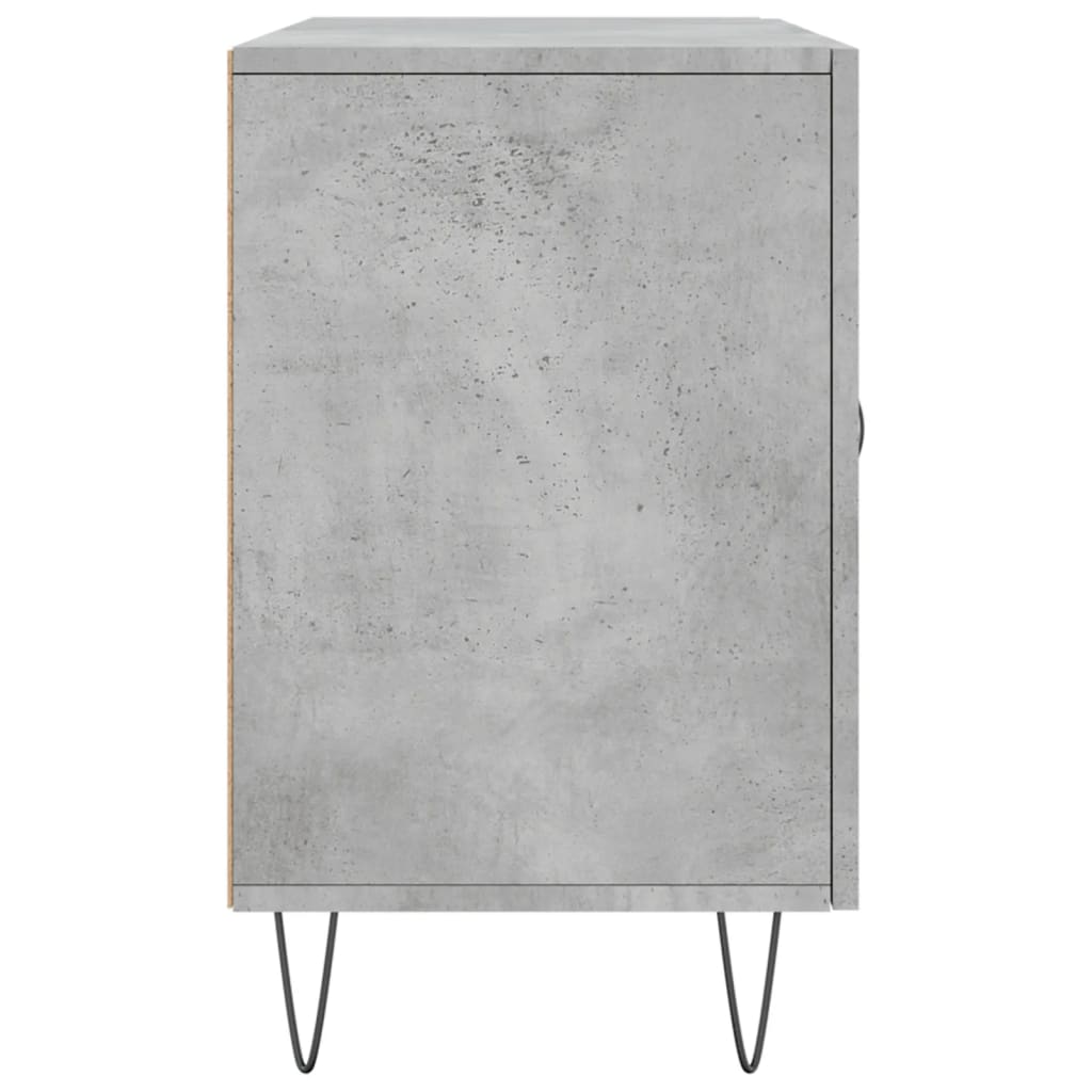vidaXL Komoda, szarość betonu, 100x36x60 cm, materiał drewnopochodny