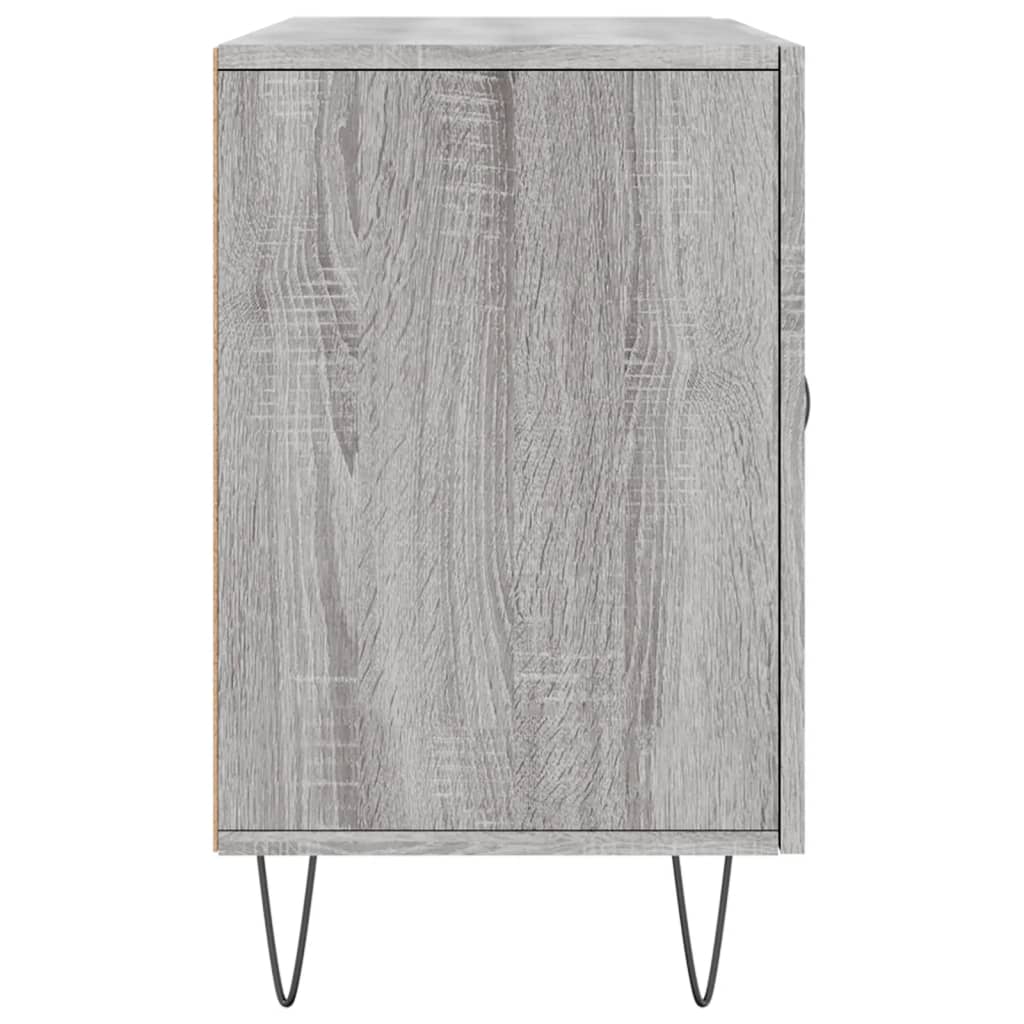 vidaXL Komoda, szary dąb sonoma, 100x36x60 cm, materiał drewnopochodny