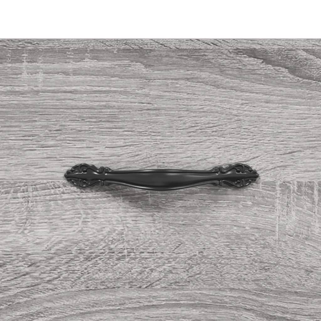 vidaXL Komoda, szary dąb sonoma, 100x36x60 cm, materiał drewnopochodny