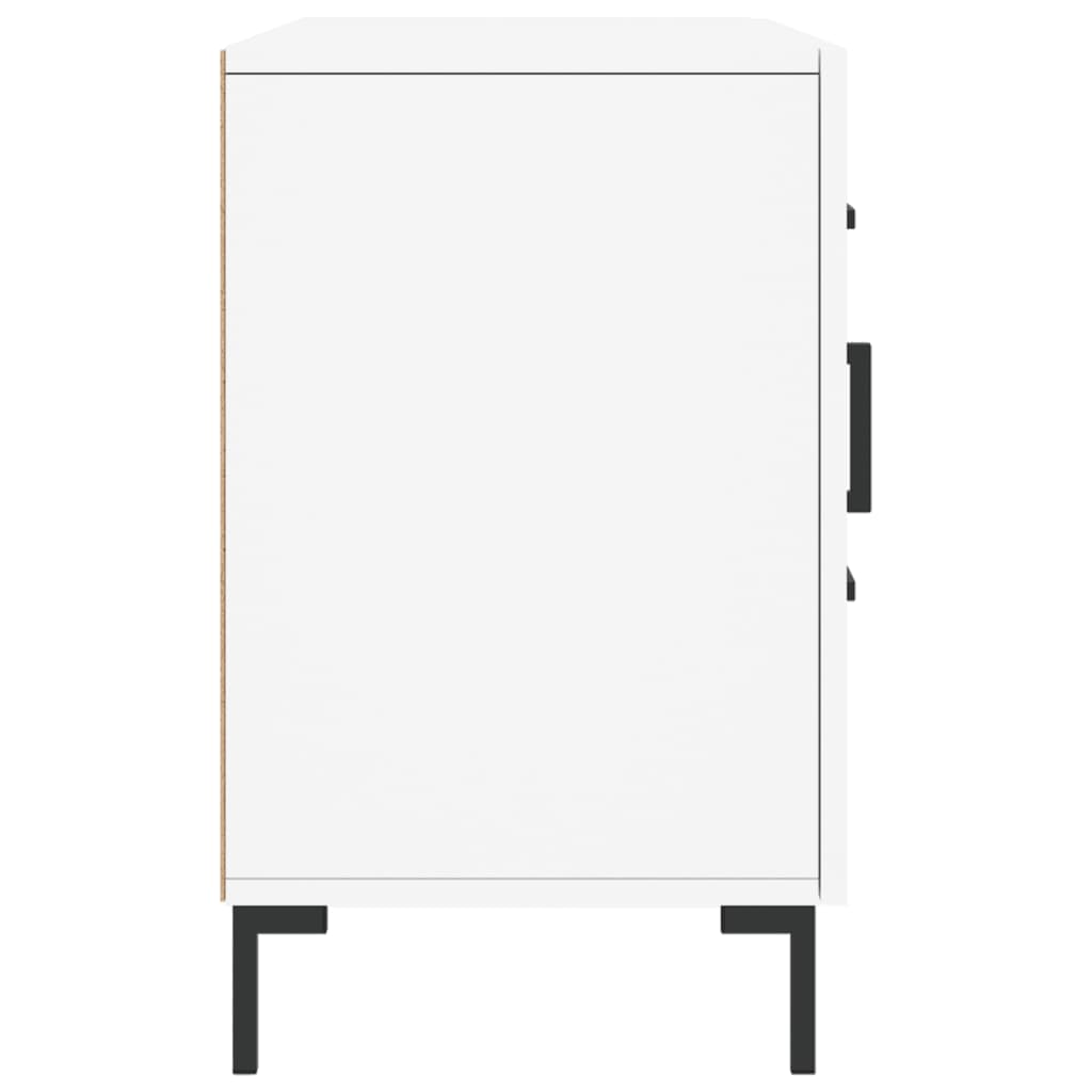 vidaXL Komoda, biała, 100x36x60 cm, materiał drewnopochodny