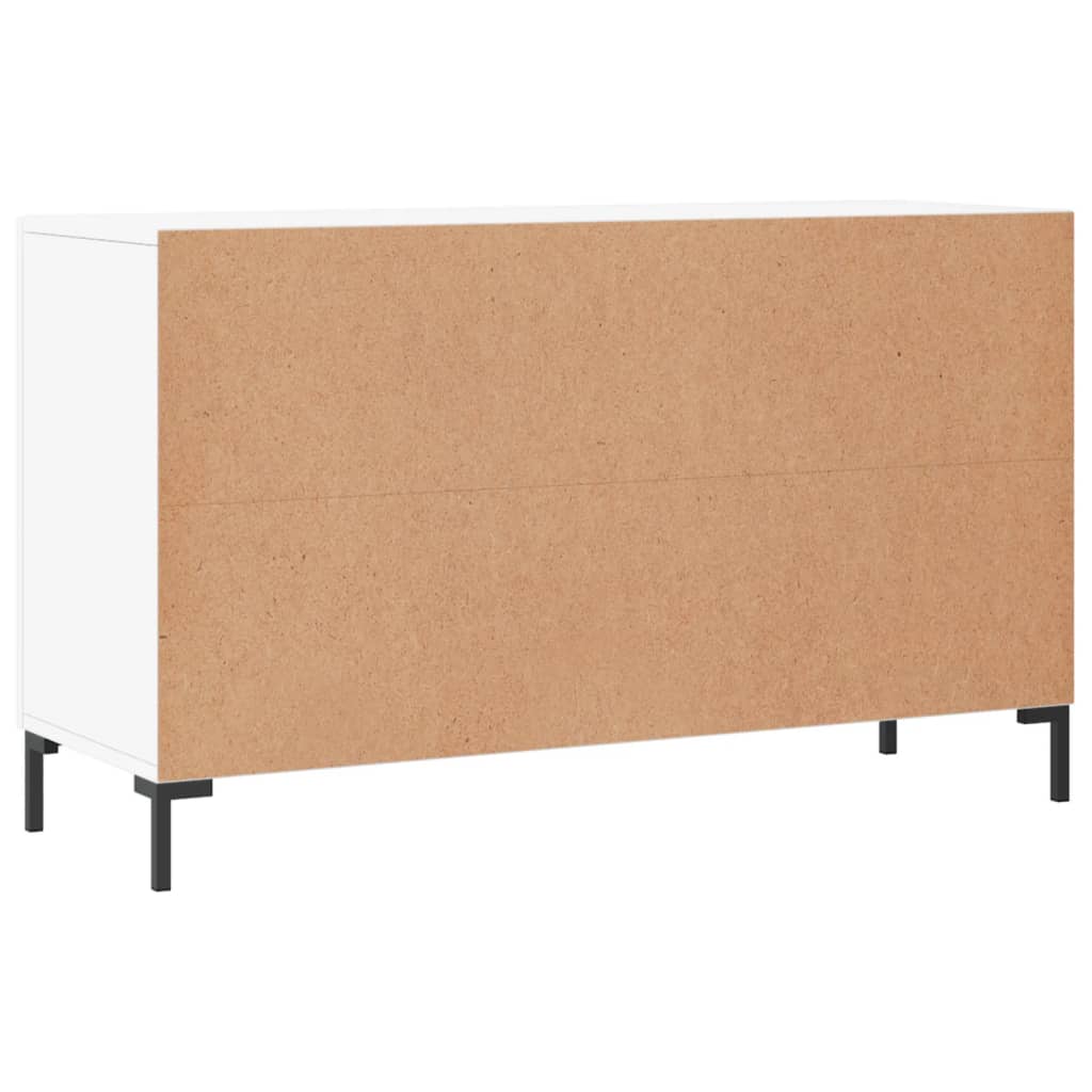 vidaXL Komoda, biała, 100x36x60 cm, materiał drewnopochodny