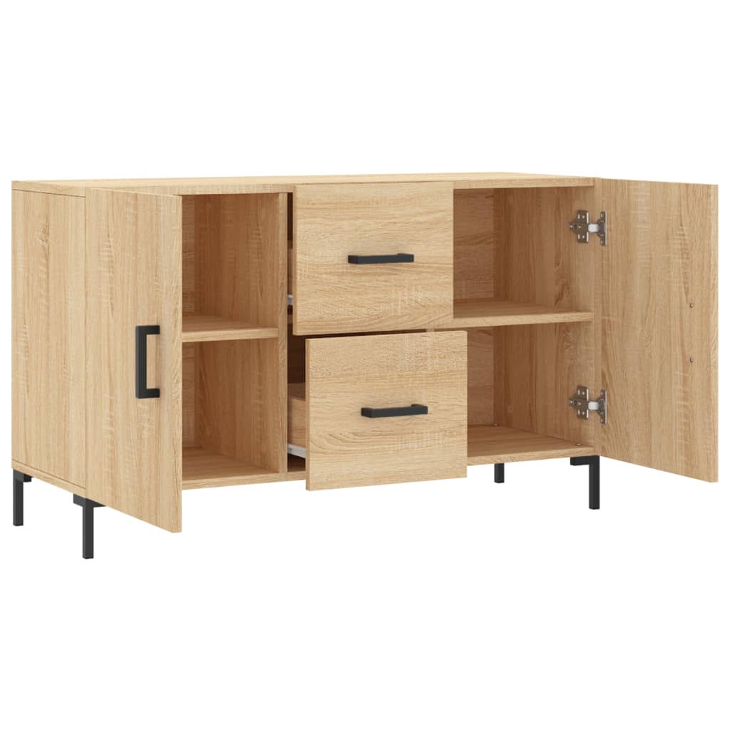 vidaXL Komoda, dąb sonoma, 100x36x60 cm, materiał drewnopochodny