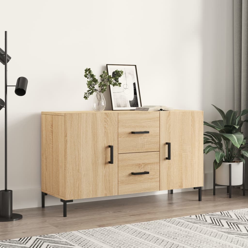 vidaXL Komoda, dąb sonoma, 100x36x60 cm, materiał drewnopochodny