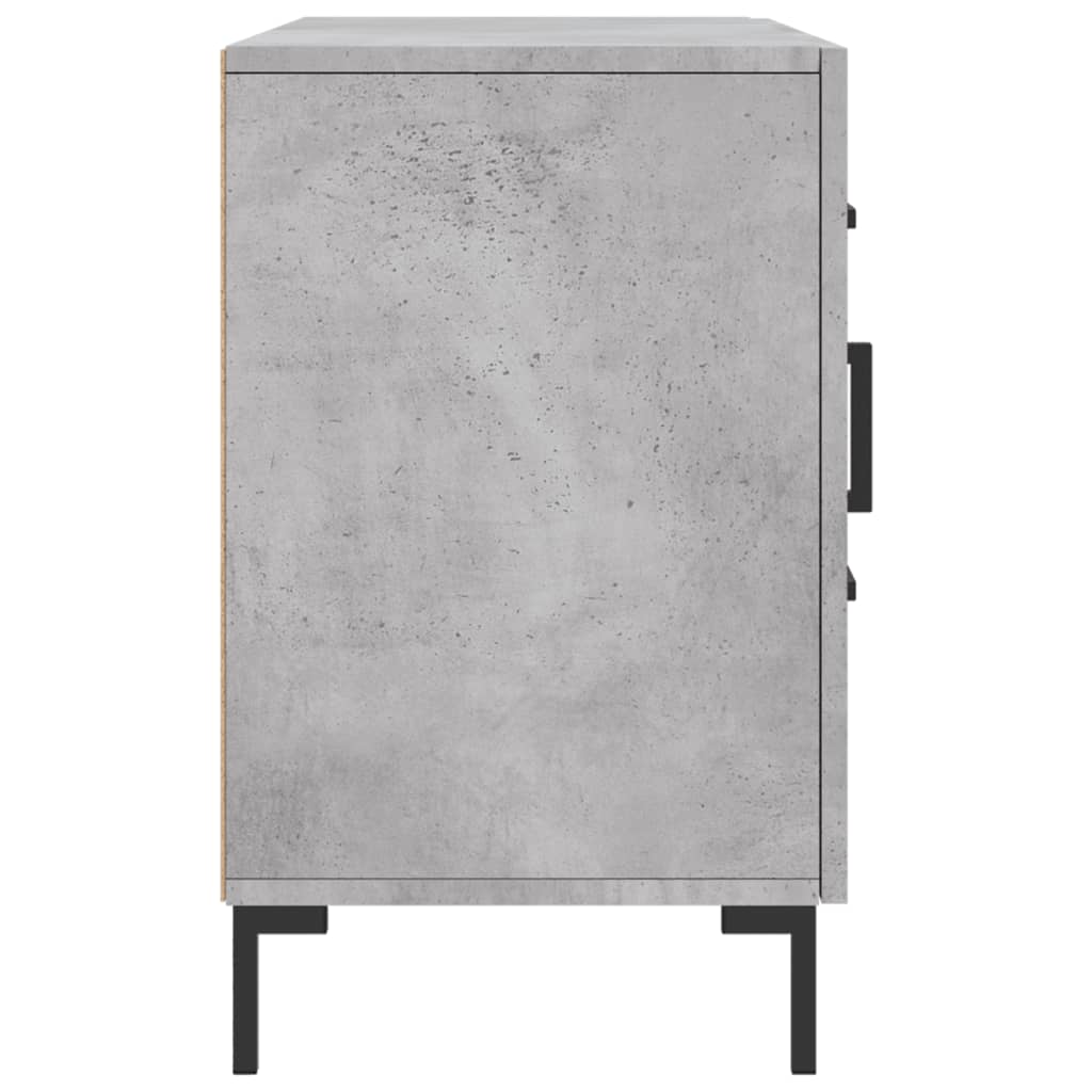 vidaXL Komoda, szarość betonu, 100x36x60 cm, materiał drewnopochodny