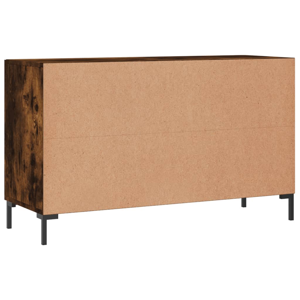 vidaXL Komoda, przydymiony dąb, 100x36x60 cm, materiał drewnopochodny