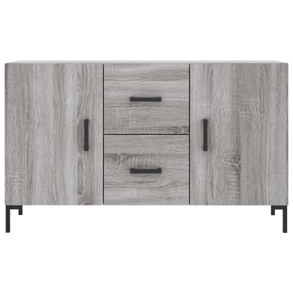 vidaXL Komoda, szary dąb sonoma, 100x36x60 cm, materiał drewnopochodny