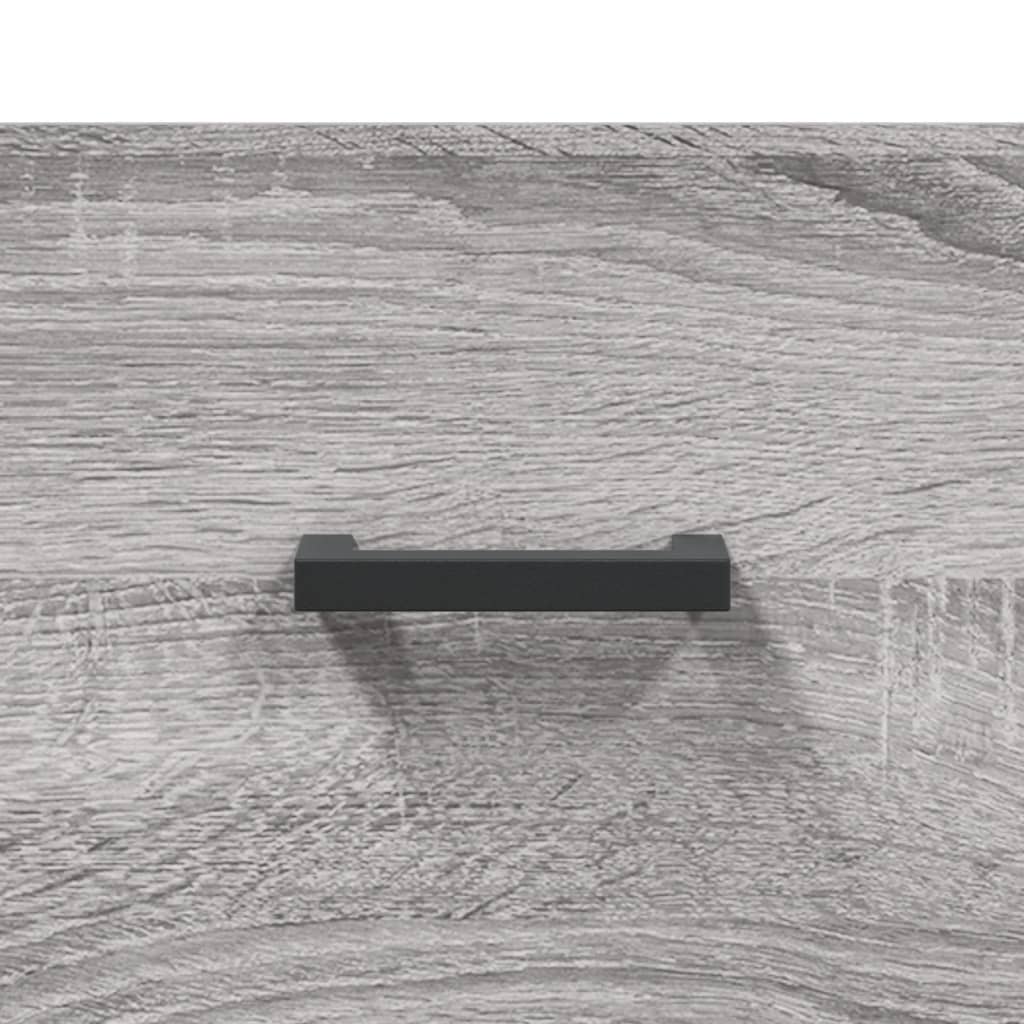 vidaXL Komoda, szary dąb sonoma, 100x36x60 cm, materiał drewnopochodny