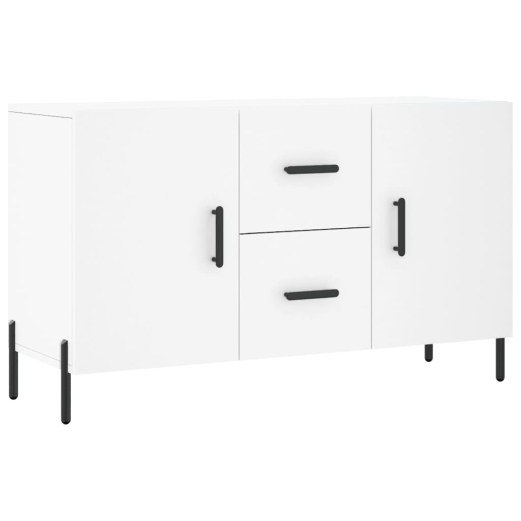 vidaXL Komoda, biała, 100x36x60 cm, materiał drewnopochodny
