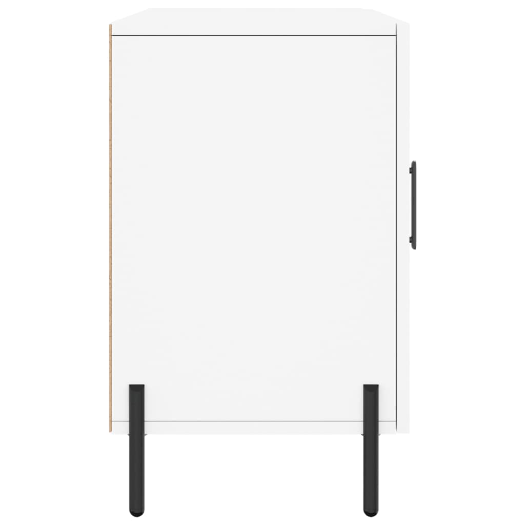 vidaXL Komoda, biała, 100x36x60 cm, materiał drewnopochodny