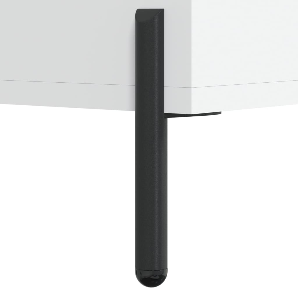vidaXL Komoda, biała, 100x36x60 cm, materiał drewnopochodny