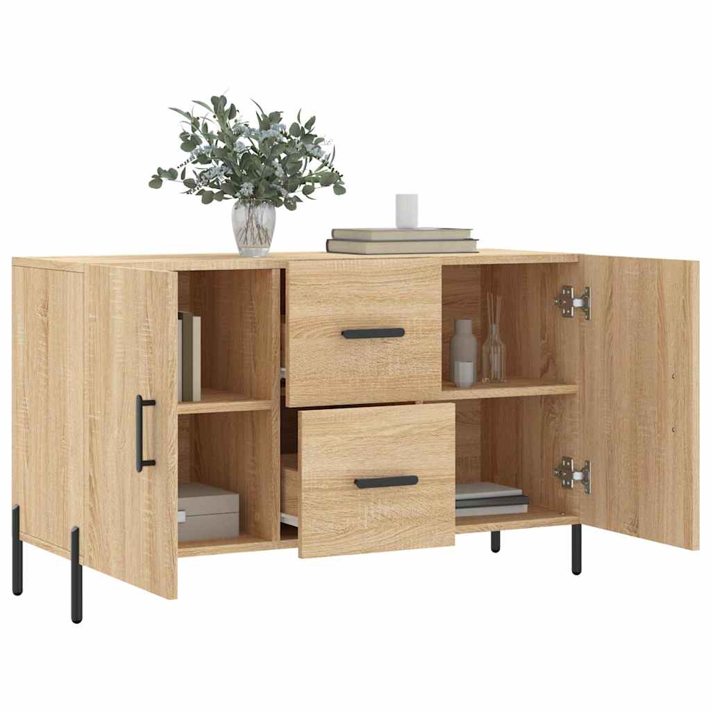 vidaXL Komoda, dąb sonoma, 100x36x60 cm, materiał drewnopochodny