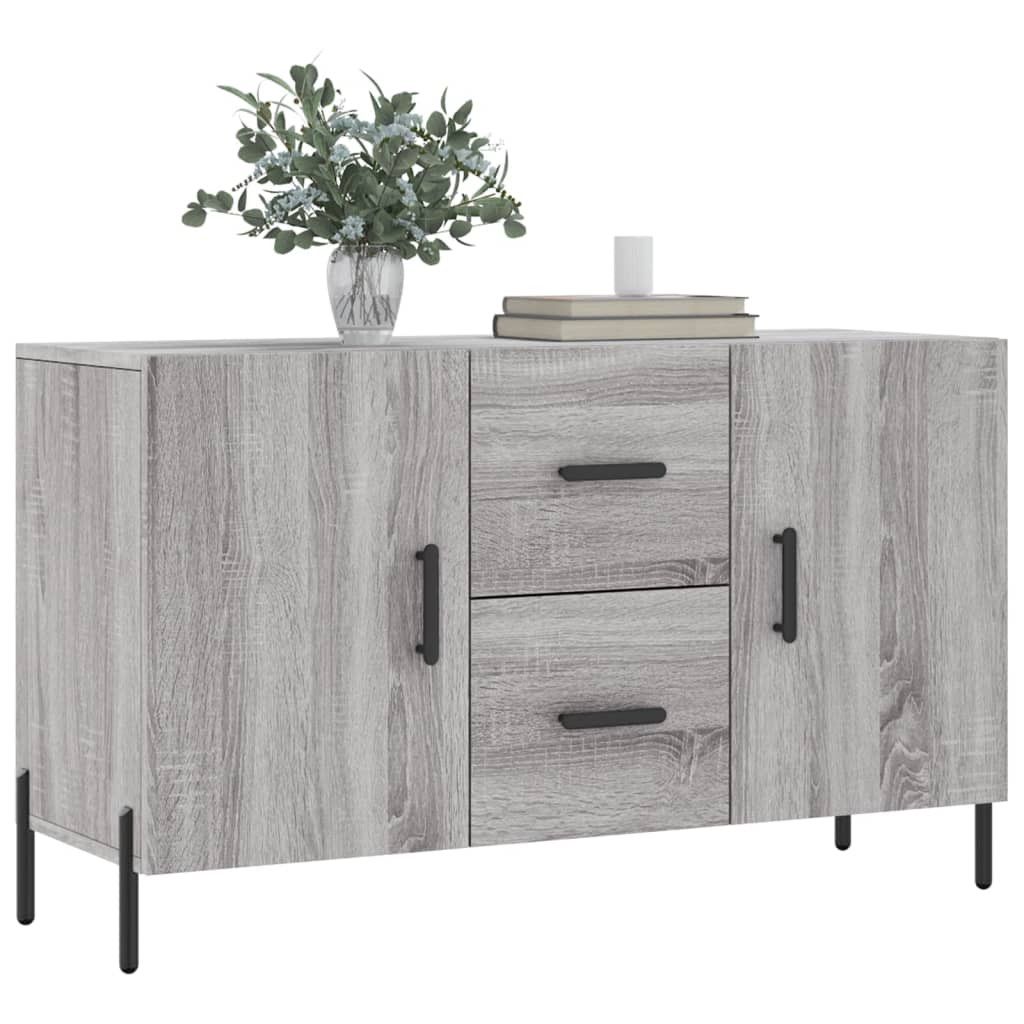 vidaXL Komoda, szary dąb sonoma, 100x36x60 cm, materiał drewnopochodny