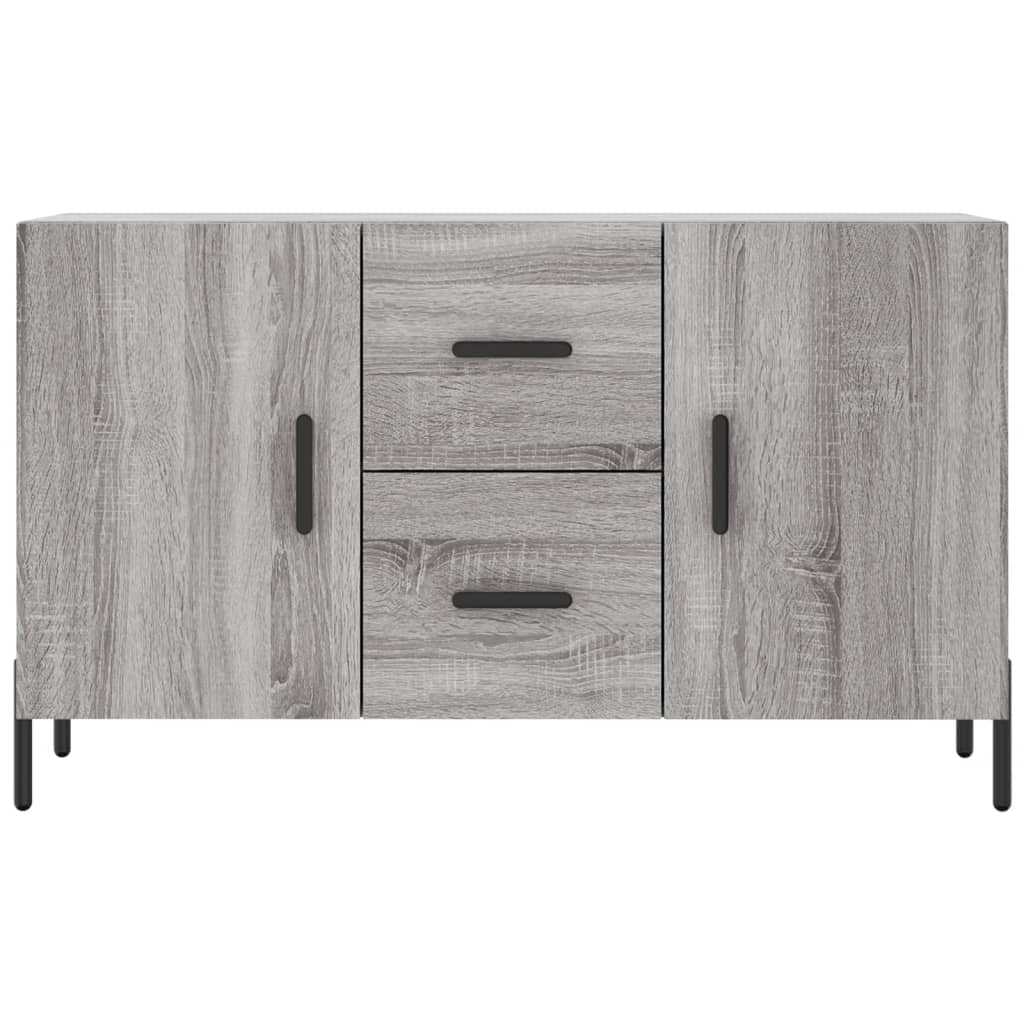 vidaXL Komoda, szary dąb sonoma, 100x36x60 cm, materiał drewnopochodny