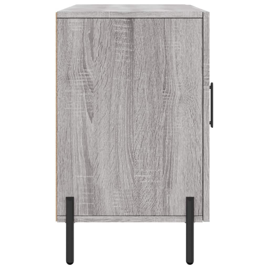 vidaXL Komoda, szary dąb sonoma, 100x36x60 cm, materiał drewnopochodny