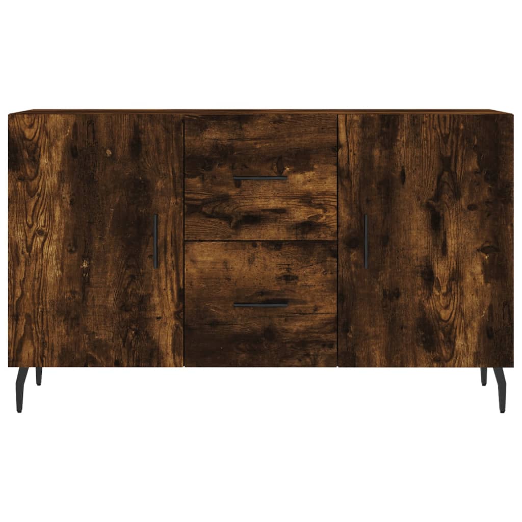 vidaXL Komoda, przydymiony dąb, 100x36x60 cm, materiał drewnopochodny