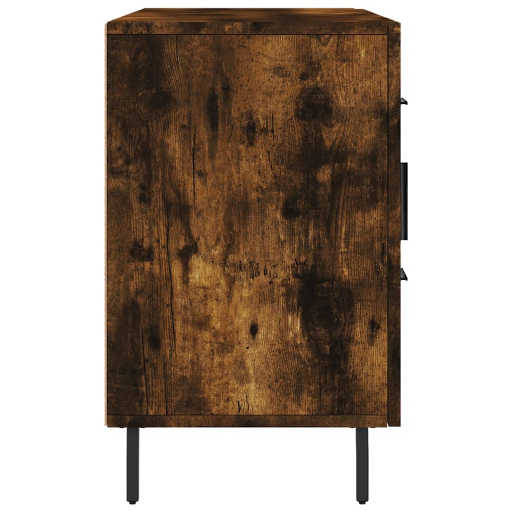 vidaXL Komoda, przydymiony dąb, 100x36x60 cm, materiał drewnopochodny