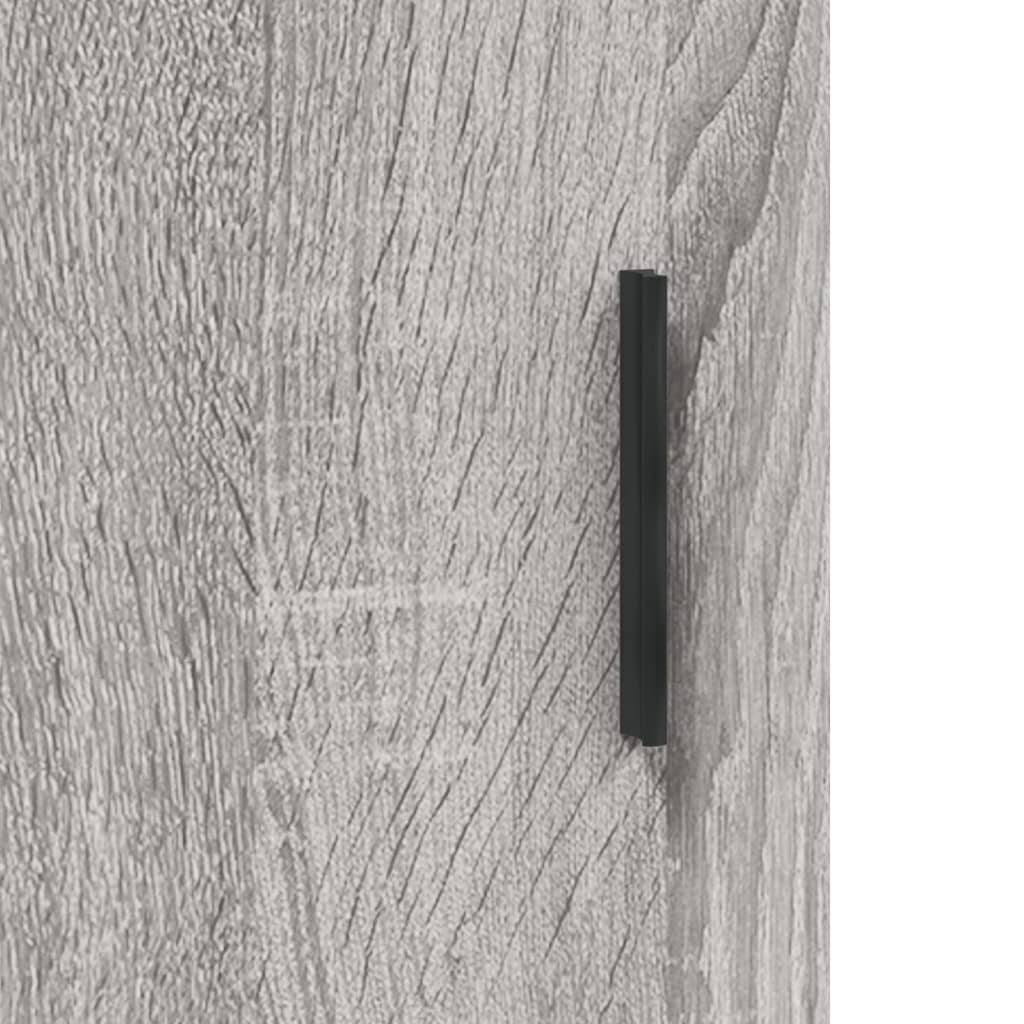 vidaXL Komoda, szary dąb sonoma, 100x36x60 cm, materiał drewnopochodny