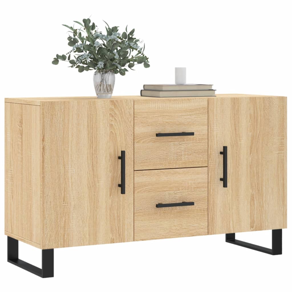 vidaXL Komoda, dąb sonoma, 100x36x60 cm, materiał drewnopochodny