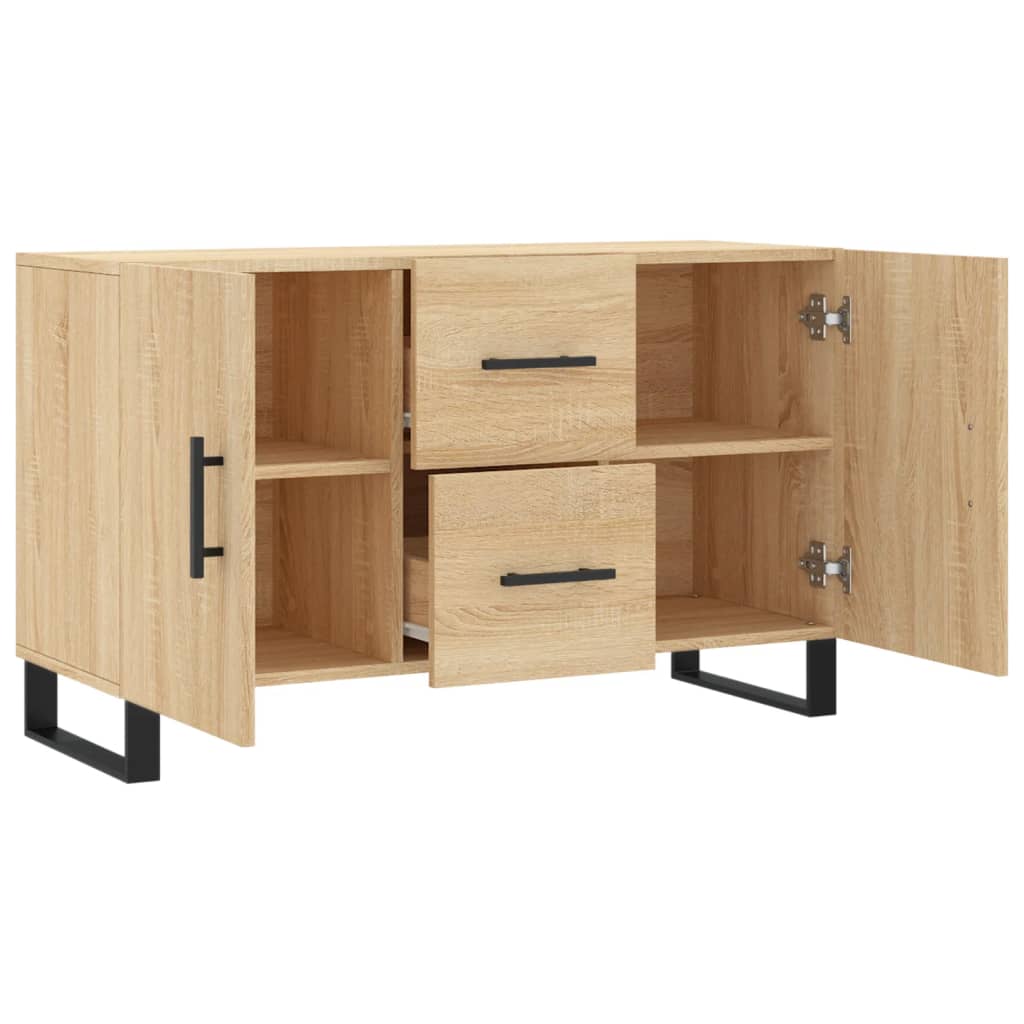 vidaXL Komoda, dąb sonoma, 100x36x60 cm, materiał drewnopochodny