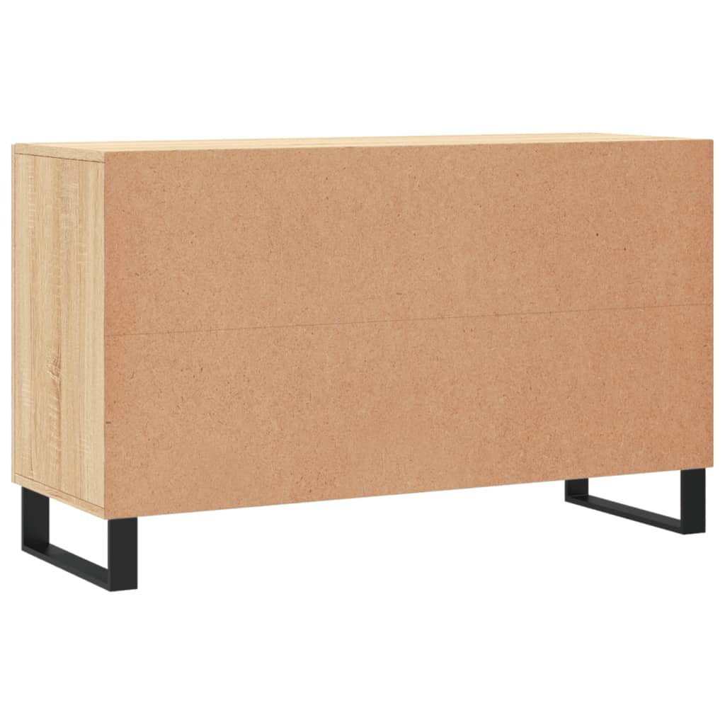 vidaXL Komoda, dąb sonoma, 100x36x60 cm, materiał drewnopochodny